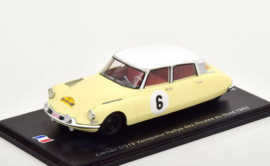 Citroen DS19 優勝 ラリーデルートデュノール Bianchi/Ickx 1963 限定300個/ Spark 1/43 ミニカー