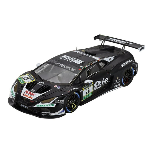 LAMBORGHINI HURACAN GT3 EVO II 2025 No.28 ABT SPORTSLINE 24h NURBURGRING M.MAPELLI C.ENGELHA / Spark 1/43 ミニカー
