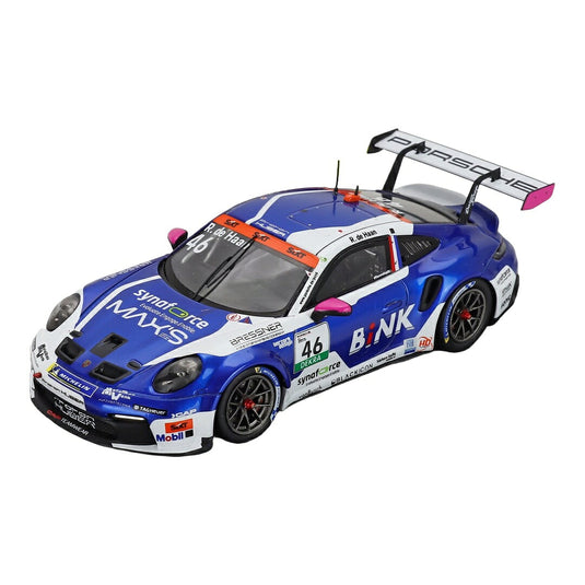 【予約】 PORSCHE- 911 992 GT3 N 46 PORSCHE CARRERA CUP GERMANY CHAMPION 2025 ROBERT DE HAAN - BLUE WHITE