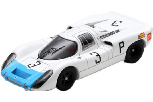 Porsche 907H チーム Porsche 3 3位 1000Km Nurburgring 1968 Hans Herrmann Rolf Stommelen SG822/ Spark 1/43 ミニカー