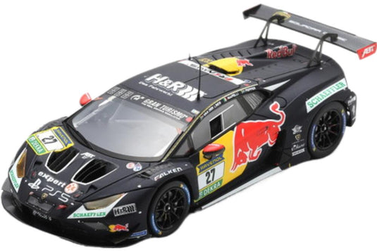 Lamborghini Huracan Gt3 Evo2 5.2L V10 チーム Abt 27 24H Nurburgring 2024 Kelvin Van Der Linde Marco Mapelli Jordan Pepper SG947/ Spark 1/43 ミニカー