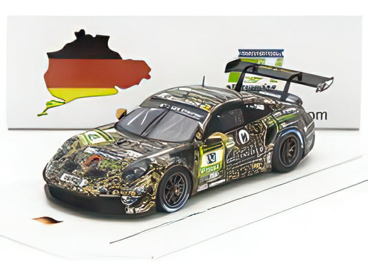 PORSCHE 911 992 GT3 カップ チーム Kクレーマー レーシング N 121 ニュルブルクリンク24時間 2024 M.ディ・マルティノ C.ブルック F.ライド M.オーバーハイム ブラック イエロー/ Spark 1/43 300台限定ミニカー