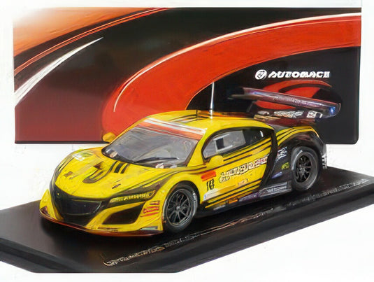 HONDA NSX GT3 チーム UPGARAGE N 188 GT300クラス スーパーGT 2020 小林崇志 松浦孝亮 イエロー ブラック/ Spark 1/43 ミニカー