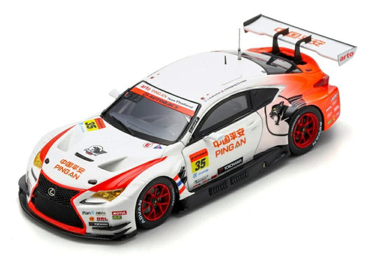 【予約】LEXUS RC F GT3 チーム ARTO THAILAND 35号車 2021年 SUPER GT GT300 GIULIANO ALESI S.WALKINSHAW ホワイト/オレンジ/ Spark 1/43 ミニカー