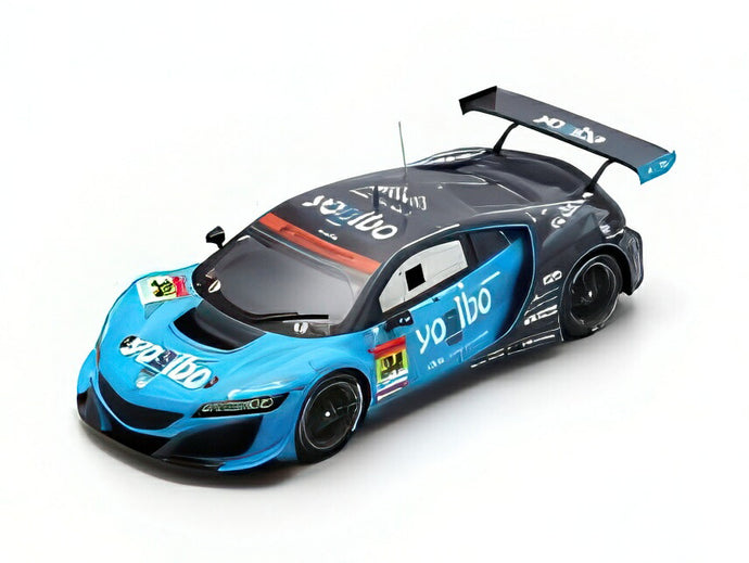 【予約】HONDA NSX GT3 YOGIBO DRAGO CORSE No.34 2021 SUPER GT ライトブルー ブラック/ Spark 1/43 ミニカー