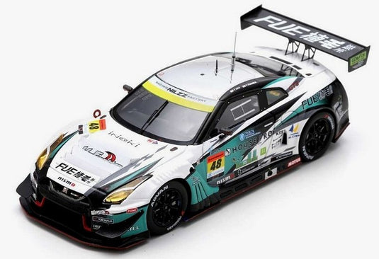Nissan日産 GT-R 2023 SuperGT300 Syokumo #48 Ida Tanaka Sanada / Spark 1/43 ミニカー