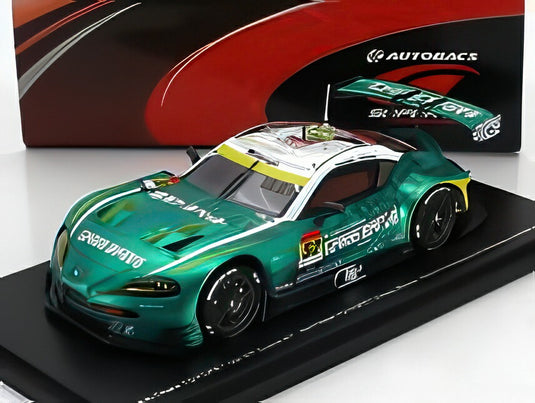 トヨタ - GR スープラ チーム TOYOPET N 52 GT300 クラス スーパー GT 2023 H.ヨシサ - K.カワイ - ライトグリーン ホワイト/ Spark 1/43 ミニカー
