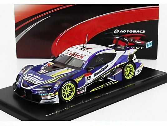 トヨタ - スープラGR チームWEDSSPORTバンドー N19 GT500クラス SUPER GT2021 國本雄資 - 宮田莉朋 - ブルーホワイトイエロー  / Spark 1/43 ミニカー