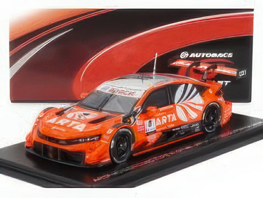 HONDA シビック タイプR GT チーム ARTA RACING N 8 GT500クラス スーパーGT 2024 野尻智紀 松下信治 オレンジ ホワイト/ Spark 1/43 ミニカー