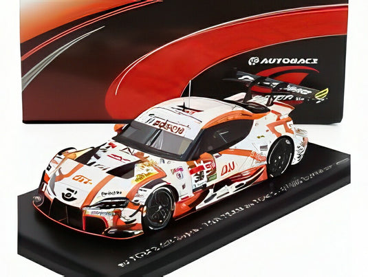 トヨタ - スープラGR チームTGRトムス N36 GT500クラス SUPER GT2024 坪井翔 - 山下健太 - ホワイトオレンジ  / Spark 1/43 ミニカー