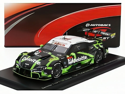 トヨタ - スープラGR チームデロイト N37 GT500クラス SUPER GT2024 ジュリアーノ・アレジ - 佐々木優輝 - ブラックグリーンホワイト  / Spark 1/43 ミニカー