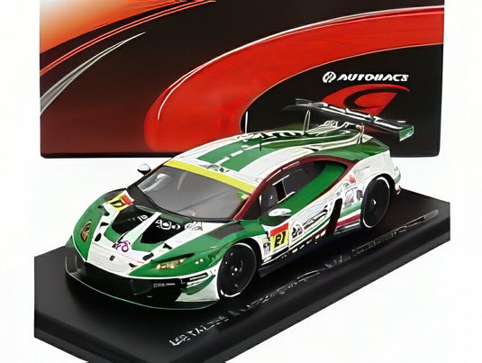 ランボルギーニ - ランボルギーニGT3 チームJLOC N87 GT300クラス SUPER GT2024 松浦孝亮 - 坂口夏月 - グリーンホワイト  / Spark 1/43 ミニカー