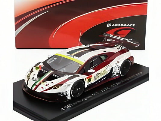 LAMBORGHINI LAMBORGHINI GT3 TEAM JLOC N 88 GT300 クラス SUPER GT 2024 高木虎之介 本島由也 ホワイト レッド ブラック Spark 1/43 ミニカー