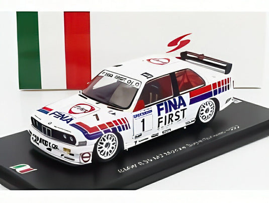 BMW - 3シリーズ（E30）M3 チームBMWフィナ N1 スーパーツーリスモモンツァ1992 ロベルト・ラヴァーリア - ホワイト  / Spark 1/43 300台限定ミニカー