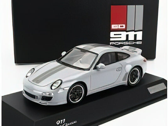 PORSCHE - 911 997-2 SPORT CLASSIC COUPE 2010 - LIGHT GREYSPARK 1/43ミニカー