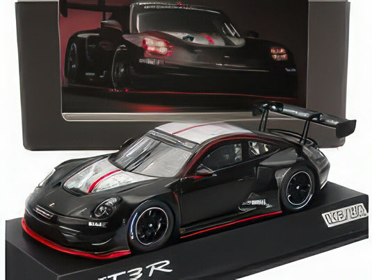 PORSCHE 911 992 GT3 R N 0 COUPE 2022 BLACK SILVER/SPARK-MODEL 1/43ミニカー