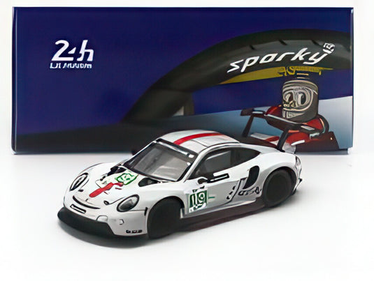 PORSCHE 911 991-2 RSR-19 4.2L チーム ポルシェ GT N 92 ル・マン24時間 2022 ミハエル・クリステンセン ケビン・エストレ ローレンス・ヴァントール ホワイト グレー レッド/ Spark 1/64 ミニカー