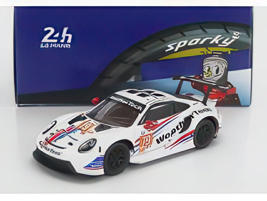 PORSCHE 911 991 RSR-19 4.2L チーム ウェザーテック レーシング N 79 2位 LMGTE AMクラス ル・マン24時間 2022 クーパー・マクニール ジュリアン・アンドローアー トーマス・メリル ホワイト/ Spark 1/64 ミニカー