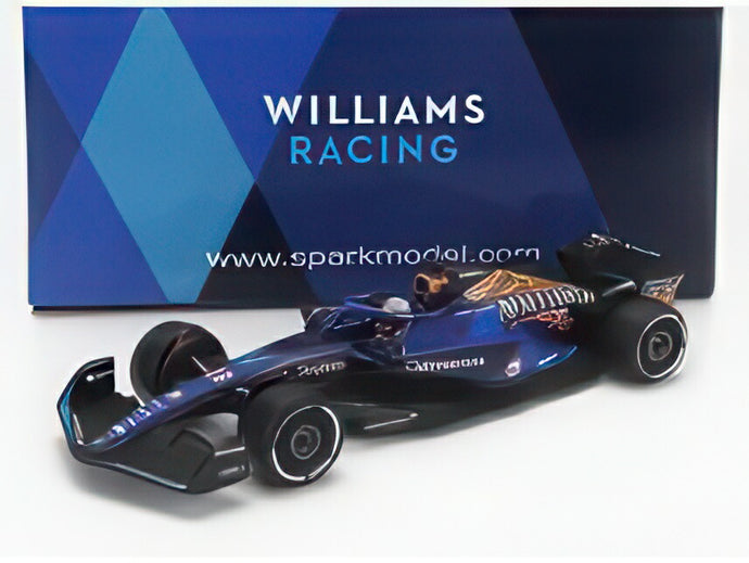WILLIAMS F1 FW45 チーム ウィリアムズ レーシング ガルフ N 23 ラスベガス アメリカGP 2023 アレクサンダー・アルボン ブルー ブラック ゴールド/ Spark 1/64 ミニカー