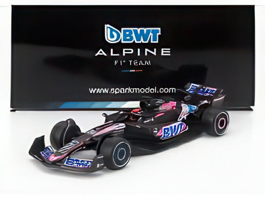ALPINE F1 A524 チーム BWT アルピーヌ N 31 シーズン 2024 エステバン・オコン ブラック ブルー ピンク/ Spark 1/64 ミニカー
