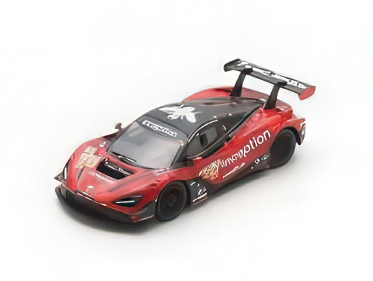 McLAREN 720S GT3 EVO M840T 4.0L V8 ターボ チーム インセプション レーシング N 70 ル・マン24時間 2024 ブレンダン・アイリブ オリー・ミルロイ フレデリック・シャンドルフ レッド ブラック/ Spark 1/64 ミニカー