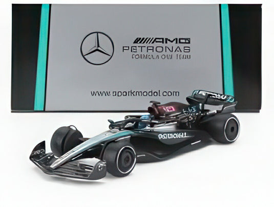 MERCEDES GP F1 W15 EQ パフォーマンス チーム AMG ペトロナス モータースポーツ N 63 優勝 ラスベガス アメリカGP 2024 ジョージ・ラッセル ブラック シルバー グリーン/ Spark 1/64 ミニカー