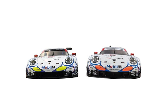 Porscheポルシェ 911 RSR #911 & #912 Porsche GT Team プチ・ルマン 2018 2台セット / Spark 1/64 ミニカー