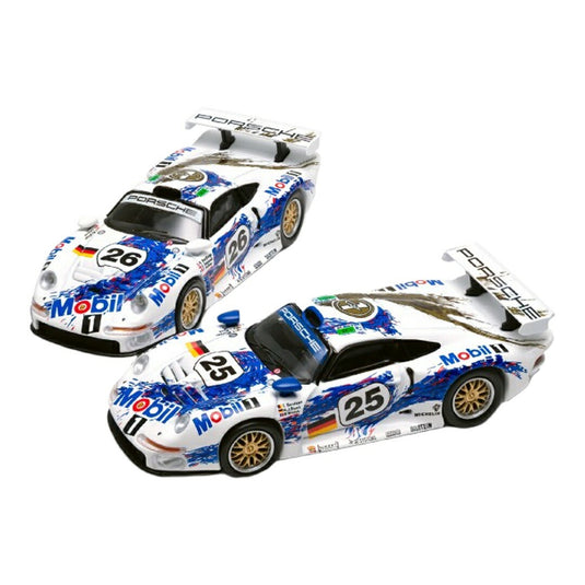 Porscheポルシェ 911 GT1 #25 & #26 ルマン24時間 1996 コンボセット Tiny Exclusive / Spark 1/64 ミニカー