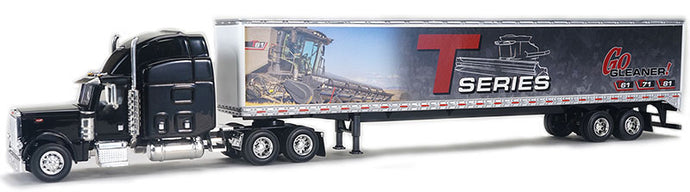 Gleaner T Series Peterbilt 379 スリーパーキャブ ブラック トレーラー付き / SPECCAST 1/64 建設機械模型 工事車両