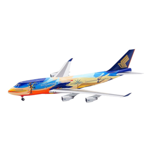 シンガポール航空 Singapore Airlines ボーイング 747-400 "Tropical" 9V-SPK / SQ Wings 1/200 飛行機模型 旅客機