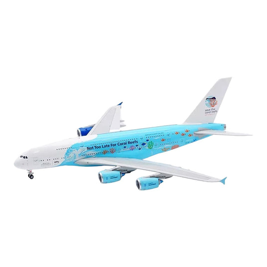 ハイフライ Hifly エアバス A380 "Save the coral reefs" 9H-MIP / SQ Wings 1/200 飛行機模型 旅客機