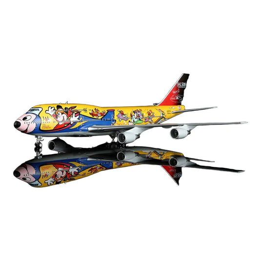JAL日本航空 Japan Airlines ボーイング 747-400 No.6 「ドリームストーリー」 フラップダウン仕様 JA8084 / SQ Wings 1/200 飛行機模型 旅客機