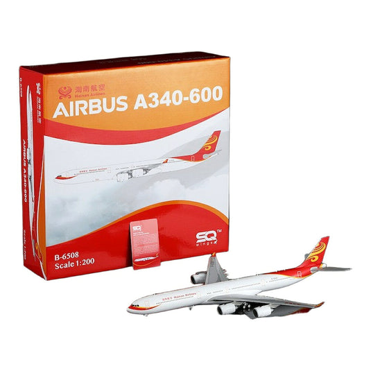 海南航空 Hainan Airlines エアバス A340-600 B-6508 Flaps Down / SQ Wings 1/200 飛行機模型 旅客機