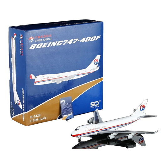 中国貨運航空 China Cargo Airlines ボーイング 747-400F B-2428 Flaps Down / SQ Wings 1/200 飛行機模型 旅客機