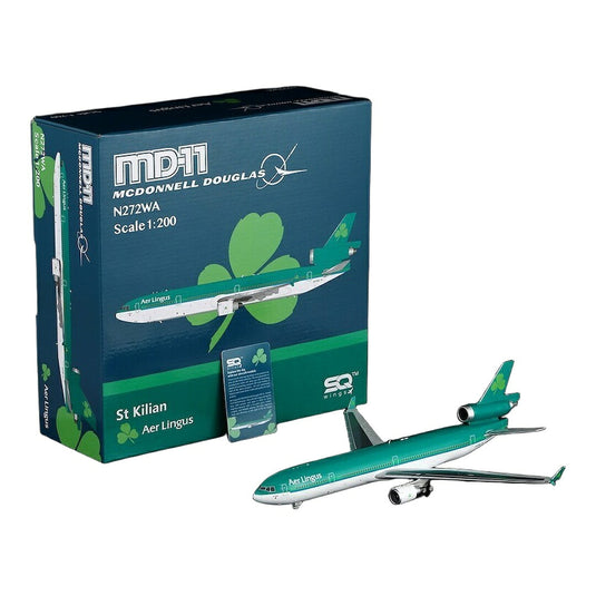 エアリンガス Aer Lingus マクドネル・ダグラス MD11 N272WA flaps down / SQ Wings 1/200 飛行機模型 旅客機