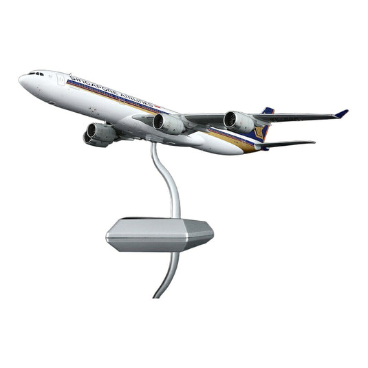 シンガポール航空 Singapore Airlines エアバス A340-500 9V-SGB Flaps Down / SQ Wings 1/200 飛行機模型 旅客機