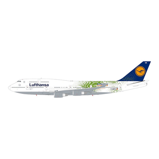 ルフトハンザ Lufthansa ボーイング 747-400 "Hannover EXPO 2000" D-ABVK Flaps Down / SQ Wings 1/200 飛行機模型 旅客機