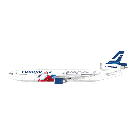 フィンエアー Finnair ダグラス MD11 "Official Airline of Santa Claus" OH-LGA Flaps Down / SQ Wings 1/200 飛行機模型 旅客機