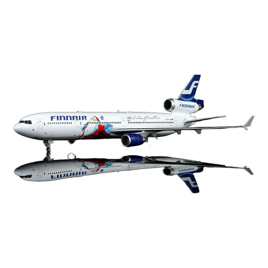 フィンエアー Finnair マクドネル・ダグラス MD11 "Official Airline of Santa Claus" OH-LGB / SQ Wings 1/200 飛行機模型 旅客機