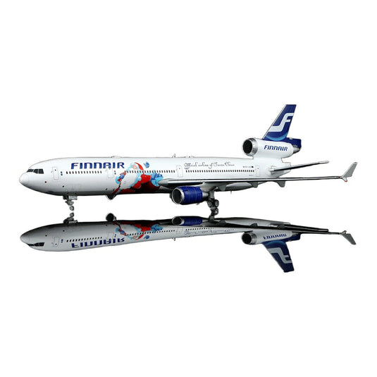 フィンエアー Finnair マクドネル・ダグラス MD11 "Official Airline of Santa Claus" OH-LGD / SQ Wings 1/200 飛行機模型 旅客機