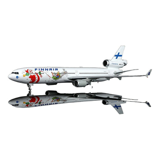 フィンエアー Finnair マクドネル・ダグラス MD11 "Santa Claus" OH-LGC / SQ Wings 1/200 飛行機模型 旅客機