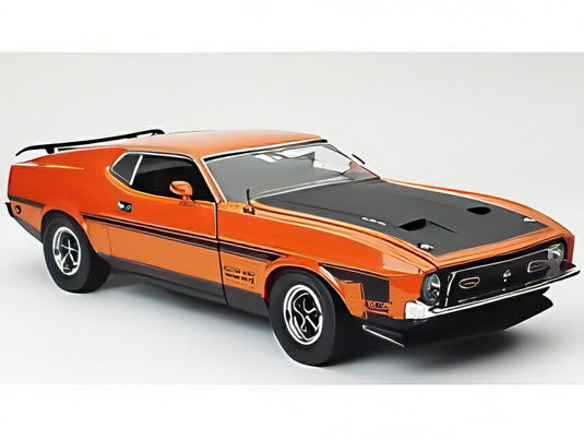 【予約】10-12月以降発売予定FORD マスタング BOSS 351 RAM AIR クーペ 1971 オレンジ/ブラック/ ACME 1/18 ミニカー