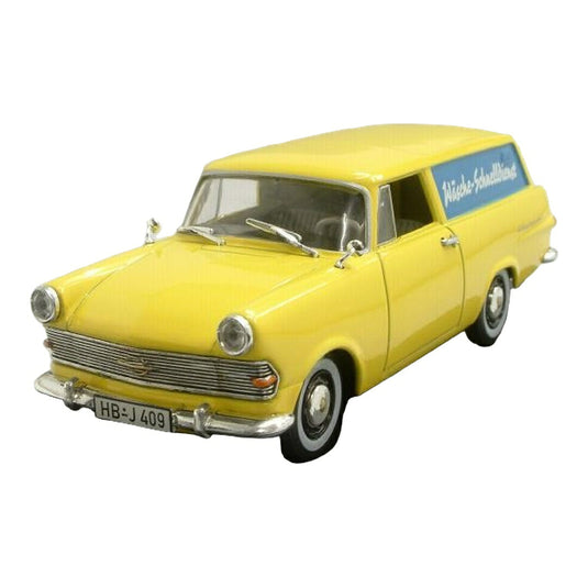 Opelオペル Rekordレコルト P2 Caravanキャラバン 1960 Wasche Service イエロー / STARLINE 1/43 ミニカー
