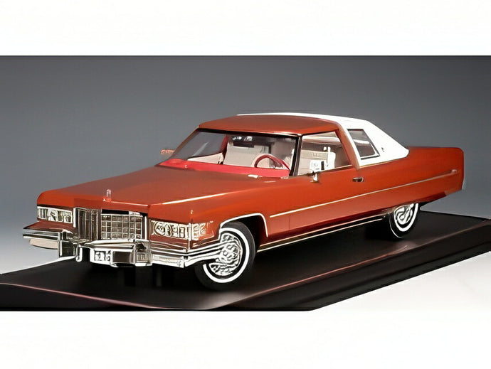 【予約】2026年発売予定CADILLAC COUPE DE VILLE 1976 レッドホワイト/ STAMP-MODELS 1/18 ミニカー