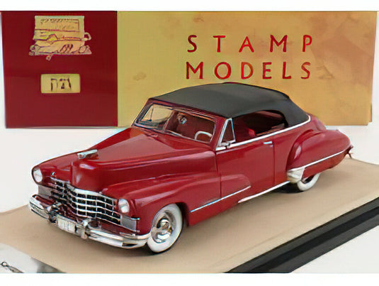 CADILLACキャデラック SERIES 62 CONVERTIBLE CLOSED 1947 - MAROON MET /STAMP-MODELS 1/43 ミニカー