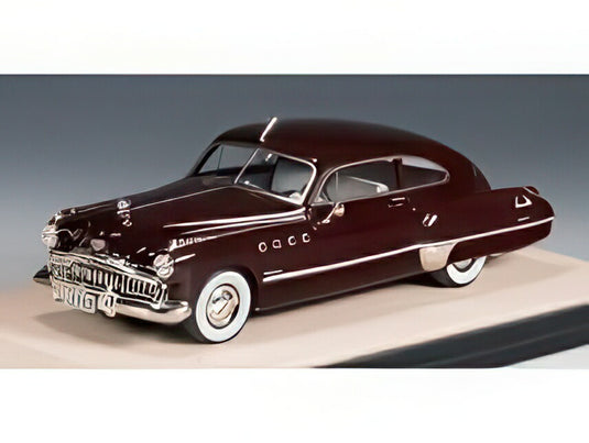 【予約】12月以降発売予定BUICK ロードマスター セダネット クーペ 1949 ロイヤルマルーン/ STAMP-MODELS 1/43 109台限定ミニカー