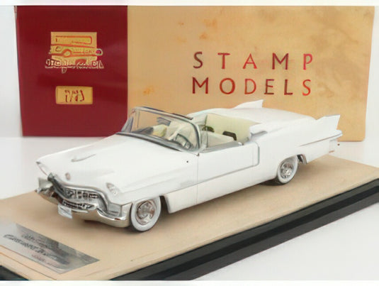 CADILLAC - ELDORADO BIARRITZ 1955 OPEN TOP - WHITE/STAMP-MODELS 1/43ミニカー