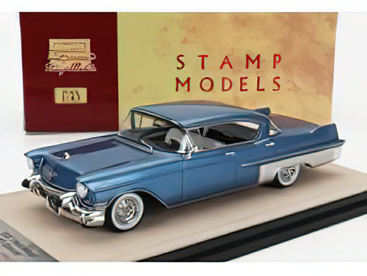 CADILLAC - FLEETWOOD SIXTY SPECIAL 1957 - BLUE METSTAMP-MODELS 1/43ミニカー
