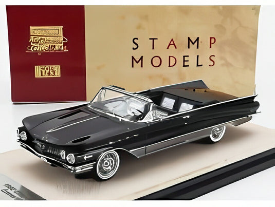 【予約】BUICK エレクトラ 225 カブリオレ オープン 1960 ブラック/シルバー/ STAMP-MODELS 1/43 99台限定ミニカー