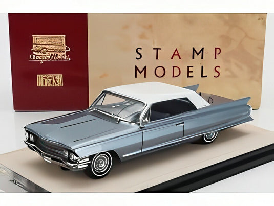 【予約】CADILLAC クーペ・ドゥ・ヴィル 1962 ニューポートブルーメタリック/ホワイト/ STAMP-MODELS 1/43 99台限定ミニカー